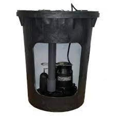 3/10 HP Pre-Plumbed Sump Pump System