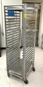 24-SLOT PAN RACK ON CASTERS