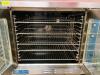 DESCRIPTION: DUKE SINGLE DECK ELECTRIC CONVECTION OVEN. BRAND / MODEL: DUKE E101-EV ADDITIONAL INFORMATION SN# 08188826, 208 VOLT, 1 PHASE. VERY CLEAN - 2