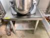 DESCRIPTION: 24" X 24" ALL STAINLESS MIXER EQUIPMENT STAND. SIZE 24" X 24" LOCATION: KITCHEN QTY: 1 - 2