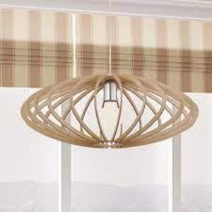 Sanaa 1-Light Kula Wood Hanging Pendant