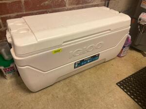 DESCRIPTION: IGLOO 150 QT COOLER BRAND / MODEL: IGLOO LOCATION: KITCHEN QTY: 1