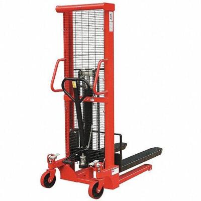 DESCRIPTION: (1) MANUAL FORK-OVER STACKER BRAND/MODEL: DAYTON #4VMD9 INFORMATION: RED RETAIL$: $1631.97 EA SIZE: 2,000 LB LOAD CAPACITY, 43 IN X 6 1/4