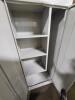 DESCRIPTION: (1) STORAGE CABINET BRAND/MODEL: SANDUSKY #8 #DIV/0! OFFICE SUPPLIES INFORMATION: GRAY RETAIL$: $519.33 EA SIZE: CABINET: 30 IN X 15 IN X - 2