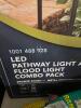 Low-Voltage Bronze Outdoor Integrated LED Landscape Path Light and Flood Light Kit (8-Pack) - 2