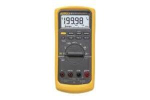 DESCRIPTION: (1) INDUSTRIAL TRUE-RMS MULTIMETER WITH TEMPERATURE BRAND/MODEL: FLUKE #87V INFORMATION: YELLOW RETAIL$: $548.99 EA QTY: 1