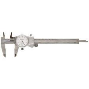 DESCRIPTION: (1) DIAL CALIPER BRAND/MODEL: MITUTOYO # 99MAC003M6 RETAIL$: $135.00 EA SIZE: 0.1" per Rev, 0-6" Range, 0.001" Accuracy QTY: 1