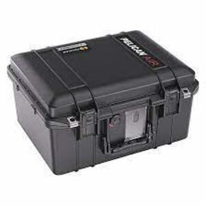 DESCRIPTION: (2) AIR CASE, WATERPROOF STORAGE BOX BRAND/MODEL: PELICAN #55NR79 INFORMATION: BLACK RETAIL$: $248.55 EA SIZE: 11 3/8 IN X 15 1/8 IN X 8