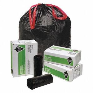 DESCRIPTION: (1) BOX OF RECYCLED TRASH BAG BRAND/MODEL: TOUGH GUY #49YW61 INFORMATION: BLACK RETAIL$: $28.60 TOTAL SIZE: 70 PK QTY: 1