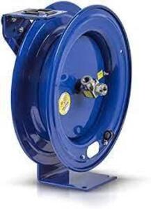 DESCRIPTION: (1) SAFETY SERIES SPRING REWIND HOSE REEL BRAND/MODEL: COXREELS #29PY85 INFORMATION: BLUE RETAIL$: $524.87 EA QTY: 1