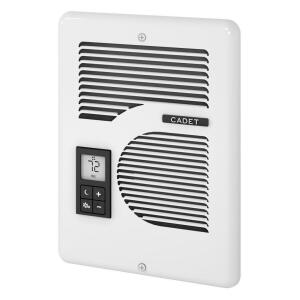 EnergyPlus 1600-Watt 120/240-Volt In-Wall Electric Wall Heater in White