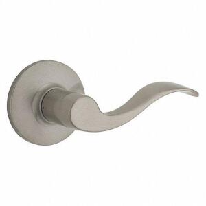 DESCRIPTION: (4) DOOR LEVER LOCKSET BRAND/MODEL: SAFE LOCK #443Y13 INFORMATION: SATIN NICKEL RETAIL$: $25.11 EA SIZE: NOT KEYED QTY: 4