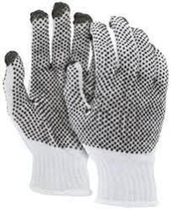 DESCRIPTION: (24) PAIRS OF DOTTED COTTON STRING KNIT WORK GLOVES BRAND/MODEL: MEMPHIS #9660L INFORMATION: WHITE RETAIL$: $7.84 PER PAIR SIZE: LARGE QT