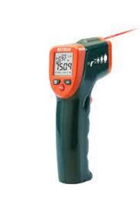 DESCRIPTION: (1) INFRARED THERMOMETER BRAND/MODEL: EXTECH/IR260 INFORMATION: SINGLE-DOT/TEMP RANGE: -4 TO 752F QTY: 1