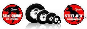 DESCRIPTION: (6) GRINDING WHEELS BRAND/MODEL: BUCKEYE ABRASIVES #10800 INFORMATION: BLACK RETAIL$: $35.00 EA SIZE: 8 X 1/2 X 5/8 QTY: 6