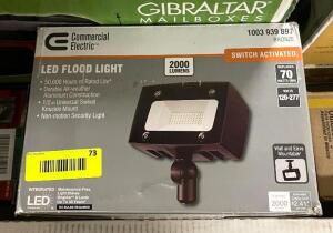 Architectural 150-Watt Equivalent Integrated Outdoor LED Flood Light, 2000 Lumens, Security Light