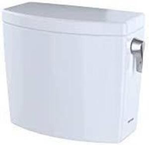 DESCRIPTION: (1) TOILET TANK AND COVER BRAND/MODEL: TOTO #ST453UR#01 INFORMATION: COTTON WHITE RETAIL$: $168.00 EA SIZE: RIGHT HAND QTY: 1