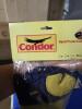 DESCRIPTION: (4) ANTI-VIBRATION GLOVES BRAND/MODEL: CONDOR/2HEV8 INFORMATION: BLUE & GOLD/LEATHER/GEL PAD RETAIL$: $28.52 EACH SIZE: XL QTY: 4 - 3