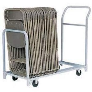 DESCRIPTION: (1) FOLDING STACKED CHAIR TOTE BRAND/MODEL: MODEL 630 RETAIL$: $598.00 EA SIZE: 22X67 QTY: 1