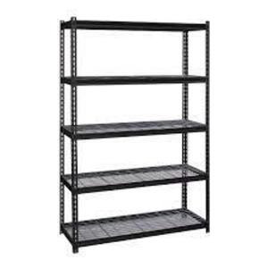 DESCRIPTION: (1) BOLTLESS STEEL WIRE GARAGE STORAGE SHELVING UNIT BRAND/MODEL: IRON HORSE #22131 RETAIL$: 100 SIZE: 72X48X18 QTY: 1