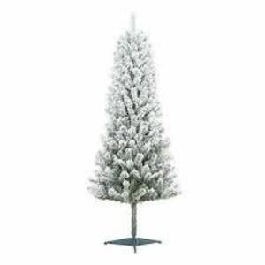 DESCRIPTION: (1) UNLIT SNOW FLOCKED PINE ARTIFICIAL CHRISTMAS TREE BRAND/MODEL: HOLIDAY TIME RETAIL$: $100.00 EA SIZE: 6' QTY: 1