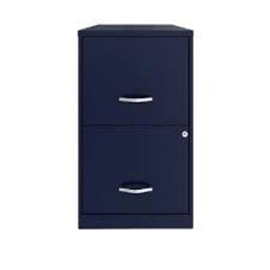 DESCRIPTION: (1) TWO DRAWER VERTICAL FILE CABINET BRAND/MODEL: SPACE SOLUTIONS INFORMATION: BLACK RETAIL$: $72.49 EA QTY: 1