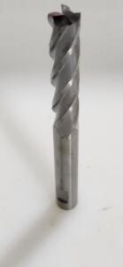 DESCRIPTION: (2) SOLID CARBIDE SQ END MILLS BRAND/MODEL: KYOCERA 33127 RETAIL$: 48.25 SIZE: 3/8" DIA QTY: 2