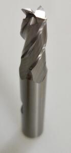 DESCRIPTION: (2) COBALT SQ. END MILL BRAND/MODEL: HERTEL 74128349 RETAIL$: 19.47 SIZE: 8mm 3/4" LOC 3/8" SD QTY: 2