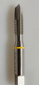 DESCRIPTION: (2) VANADIUM HSS SPIRAL POINT TAPS BRAND/MODEL: ACCUPRO 62663844 RETAIL$: 22.6 SIZE: 3/8-16 QTY: 2