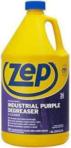 DESCRIPTION: (2) CONCENTRATED INDUSTRIAL PURPLE DEGREASER BRAND/MODEL: ZEP #ZU0856128 RETAIL$: $30.00 EA SIZE: 1 GALLON QTY: 2