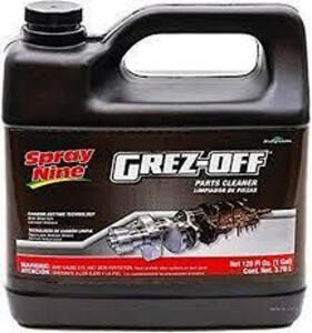 DESCRIPTION: (2) GREZ-OFF HEAVY DUTY DEGREASER BRAND/MODEL: SPRAY NINE #22701 RETAIL$: $20.05 EA SIZE: 1 GALLON QTY: 2