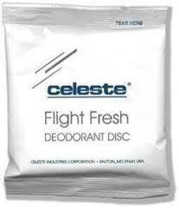 DESCRIPTION: (1) CASE OF (25) AIR FRESHENER DISC BRAND/MODEL: CELESTE FLIGHT RETAIL$: $82.35 EA QTY: 1