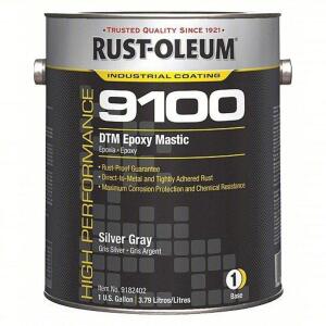 DESCRIPTION: (2) EPOXY MASTIC COATING BASEDBRAND/MODEL: RUST-OLEUM #4CH80INFORMATION: SILVER GRAYRETAIL$: 122.09SIZE: 1 GALLONQTY: 2