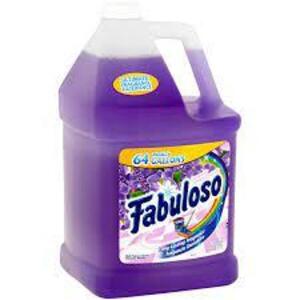 DESCRIPTION: (2) MULTI PURPOSE CLEANER CONCENTRATEBRAND/MODEL: FABULOSOINFORMATION: LAVENDER, MAKES UP TO 64 GALLONS OF CLEANERRETAIL$: $42/EASIZE: 1 GALLONQTY: 2