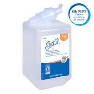 DESCRIPTION: (4) FOAMING HAND SOAP REFILL BRAND/MODEL: SCOTT #91554 RETAIL$: $70.00 TOTAL SIZE: 33.8 OZ QTY: 4