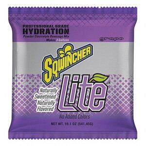 DESCRIPTION: (4) SPROTS DRINK MIX POWDER CONCENTRATE BRAND/MODEL: SQWINCHER #45ED77 INFORMATION: GRAPE RETAIL$: $7.84 EA QTY: 4