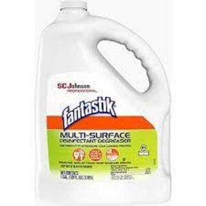 DESCRIPTION: (1) MULTISURFACE DISINFECTANT AND DEGREASER BRAND/MODEL: FANTASTIK RETAIL$: $12.49 EA SIZE: 1 GALLON QTY: 1