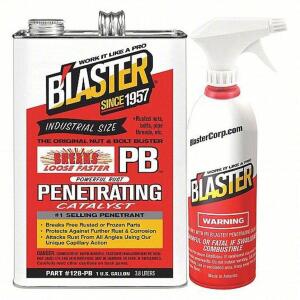 DESCRIPTION: (1) PENETRATING LUBRICANT BRAND/MODEL: BLASTER #4LRF9 RETAIL$: $70.00 EA SIZE: 1 GALLON QTY: 1