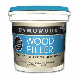 DESCRIPTION: (2) WOOD FILLERBRAND/MODEL: FAMOWOOD #16NG87RETAIL$: $58.80 EASIZE: 1 GALLONQTY: 2