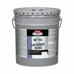 DESCRIPTION: (1) DRY FALL PAINT FLAT FINISH BRAND/MODEL: KRYLON INDUSTRIAL #52JN63 INFORMATION: WHITE RETAIL$: 166.91 SIZE: 5 GALLON QTY: 1