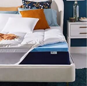 DESCRIPTION: (1) MATTRESS TOPPER BRAND/MODEL: SLEEP INNOVATIONS #G-TIC-94730-TW-WHT INFORMATION: WHITE RETAIL$: $50.00 EA SIZE: TWIN QTY: 1