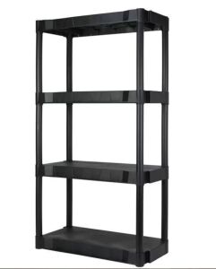 DESCRIPTION: (1) PLASTIC GARAGE SHELF BRAND/MODEL: HYPER TOUGH INFORMATION: BLACK RETAIL$: $40.00 EA SIZE: MUST COME INSPECT QTY: 1