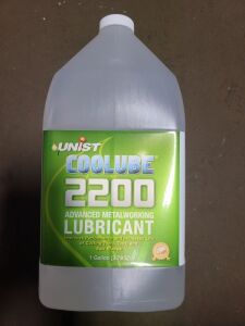 DESCRIPTION: (2) ADVANCED METALWORKING LUBRICANT BRAND/MODEL: UNIST COOLUBE 2200 RETAIL$: $84.00 EA SIZE: 1 GALLON QTY: 2