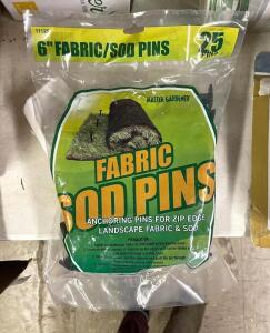 FABRIC SOD PINS (25 PACK) (2 BAGS)
