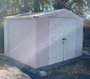 119" X 98" X 83" OUTDOOR STORAGE SHED