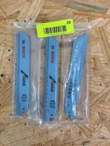 ASSORTED METAL SAW BITS