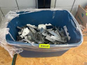 LARGE BUCKET OF ROOFING ANCHORS