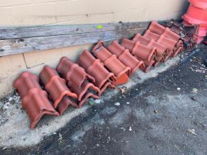 LARGE GROUP OF ROOFING TILE