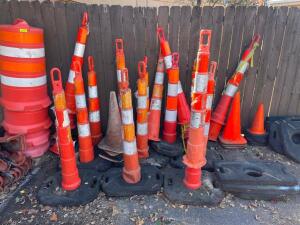 ASSORTED SAFETY CONES