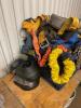 LARGE BUCKET OF SAFETY HARNESSES - 3